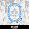 Half Nurse Half Coffee Lovers Club Vinyl Sticker