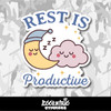 Rest Is Productive Vinyl Sticker