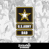 U.S. Army Dad Vinyl Sticker