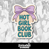 Hot Girl Book Club Vinyl Sticker