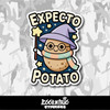 Expecto Potato Wizard Vinyl Sticker