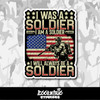 I Will Always Be a Soldier Vinyl Sticker