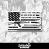 No One Will Be Taking Guns Vinyl Sticker