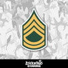 U.S. Army Sergeant First Class Insignia Vinyl Sticker