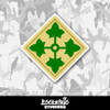 4th Infantry Division Vinyl Sticker