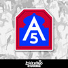Fifth United States Army North Vinyl Sticker