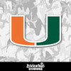 Miami Hurricanes Vinyl Sticker