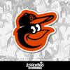 Baltimore Orioles Logo Vinyl Sticker