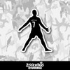 Cristiano Ronaldo Silhouette Vinyl Sticker