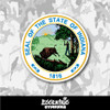 Indiana State Seal Vinyl Sticker