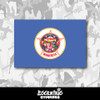 Minnesota State Flag Vinyl Sticker