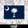 South Carolina State Flag Vinyl Sticker