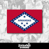 Arkansas State Flag Vinyl Sticker