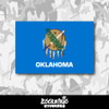 Oklahoma State Flag Vinyl Sticker