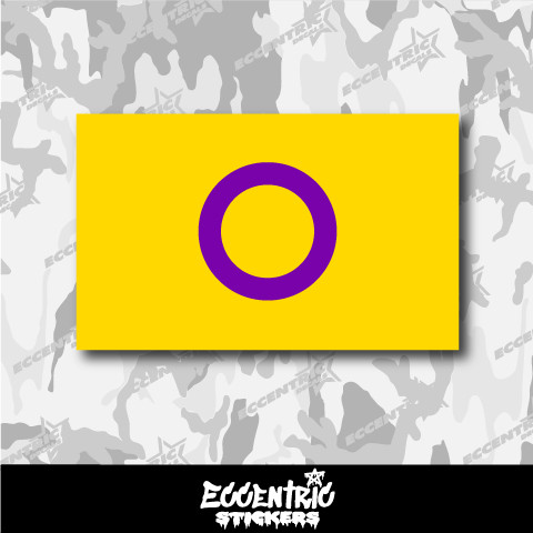 Intersex Pride Flag Vinyl Sticker