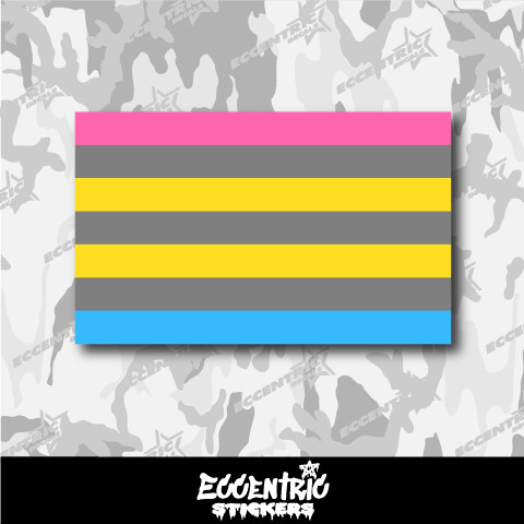 Intergender Pride Flag Vinyl Sticker