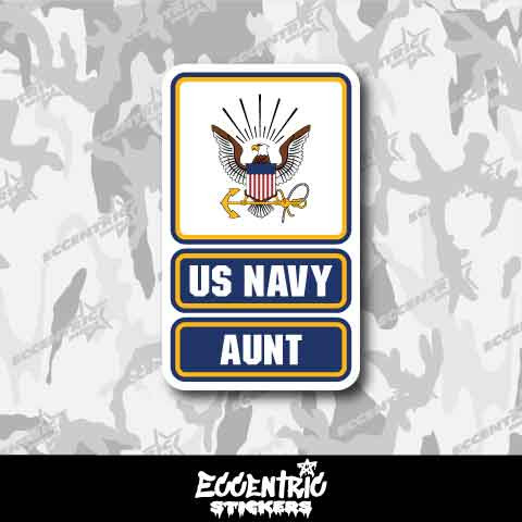 U.S. Navy Aunt Vinyl Sticker