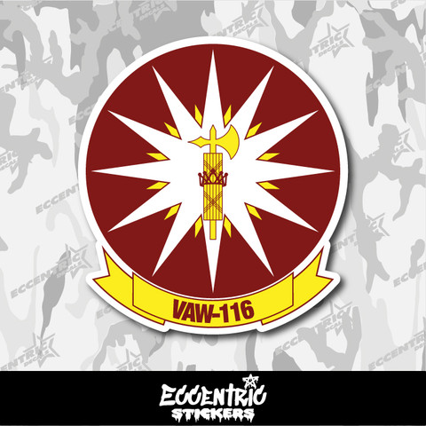 US Navy Airborne Command & Control Squadron 116 (VAW-116) Vinyl Sticker