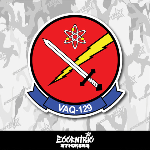 US Navy Electronic Attack Squadron 129 (VAQ-129) Vinyl Sticker