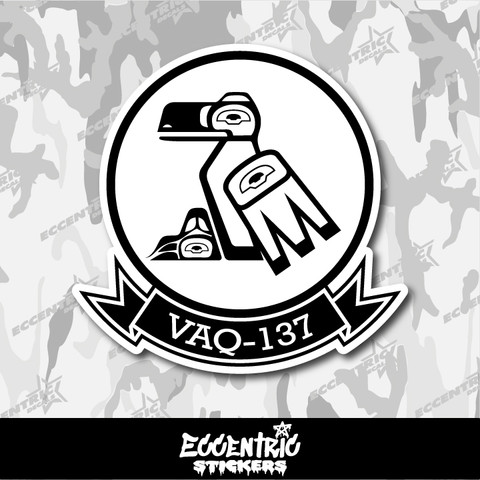 US Navy Electronic Attack Squadron 137 (VAQ-137) Vinyl Sticker