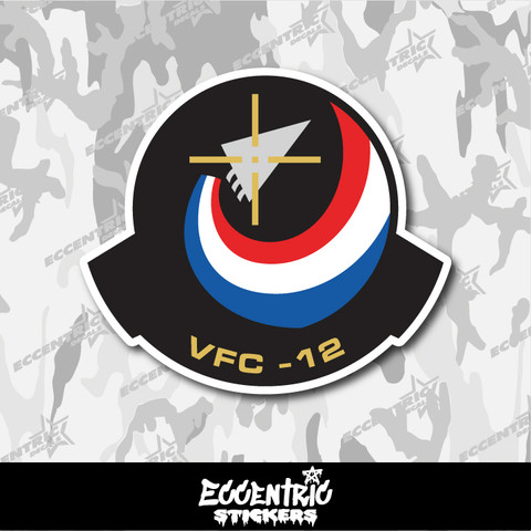 US Navy Fighter Squadron Composite 12 (VFC-12) Vinyl Sticker