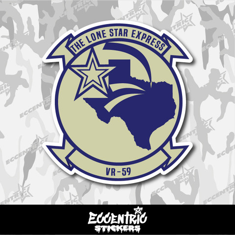US Navy Fleet Logistics Support Squadron 59 (VR-59) Vinyl Sticker