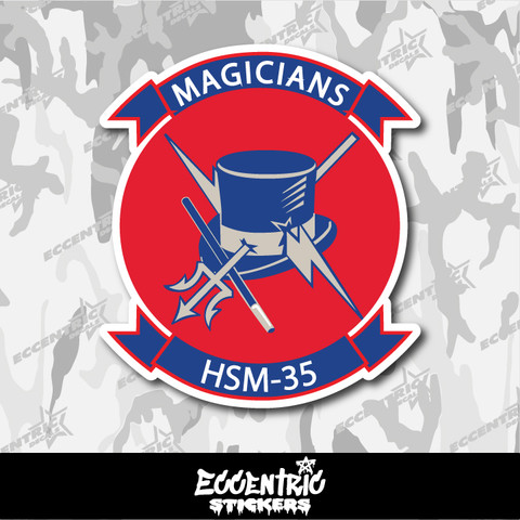 US Navy Helicopter Maritime Strike Squadron 35 (HSM-35) Vinyl Sticker