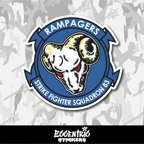 US Navy Strike Fighter Squadron 83 (VFA-83) Vinyl Sticker