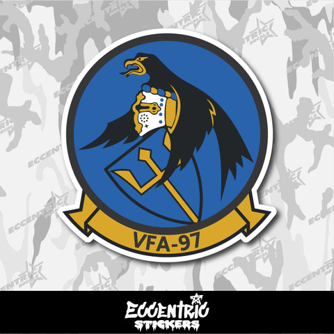 US Navy Strike Fighter Squadron 97 (VFA-97) Vinyl Sticker