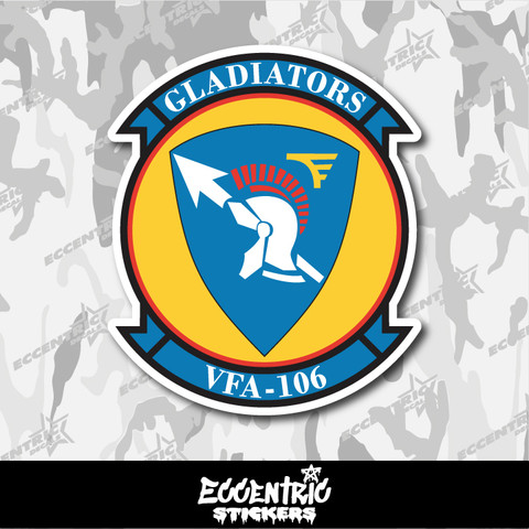 US Navy Strike Fighter Squadron 106 (VFA-106) Vinyl Sticker