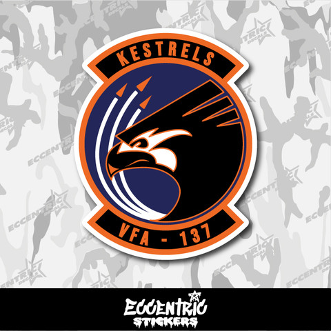 US Navy Strike Fighter Squadron 137 (VFA-137) Vinyl Sticker