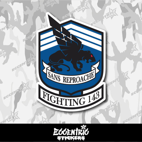 US Navy Strike Fighter Squadron 143 (VFA-143) Vinyl Sticker