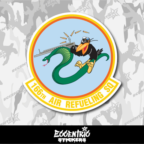 Air National Guard 166th Air Refueling Squadron (166 ARS) Vinyl Sticker