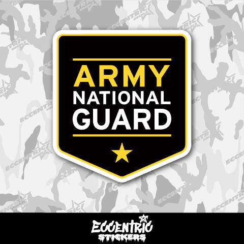 Army National Guard Logo Vinyl Sticker