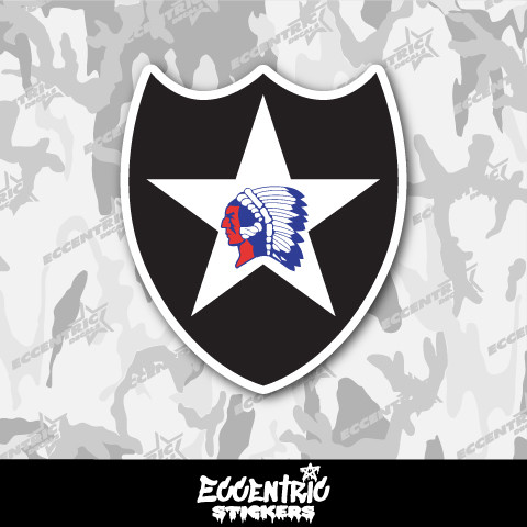 2nd Infantry Division Vinyl Sticker