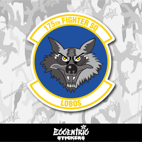 Air National Guard 175th Fighter Squadron (175 FS) Vinyl Sticker