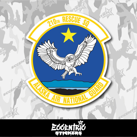 Air National Guard 210th Rescue Squadron (210 RQS) Vinyl Sticker
