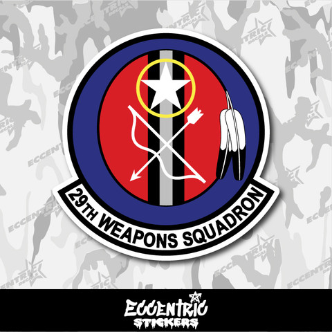 US Air Force 29th Weapons Squadron (29 WPS) Vinyl Sticker