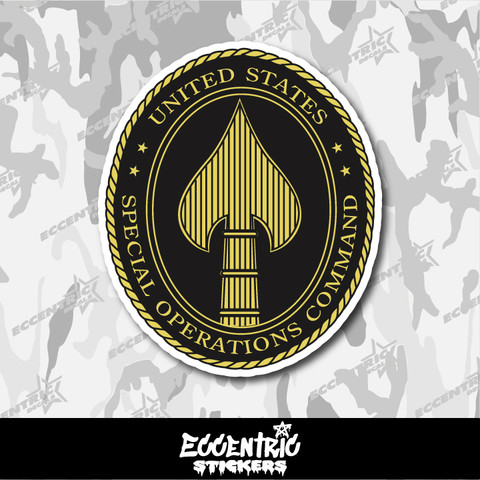 United States Special Operations Command (USSOCOM) Vinyl Sticker