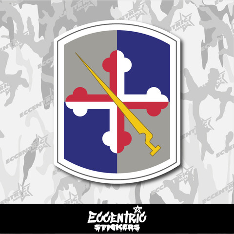 US Army 58th Infantry Brigade Vinyl Sticker