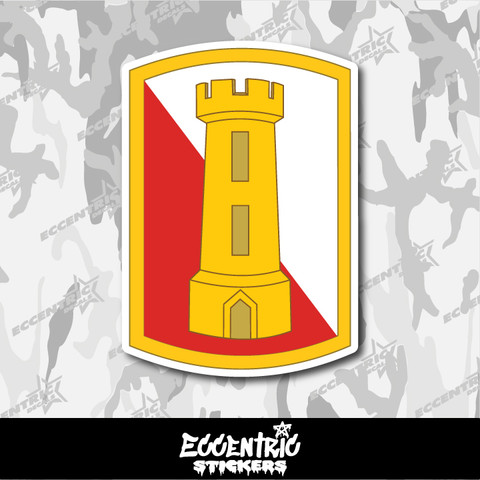 US Army 168th Engineer Brigade Vinyl Sticker