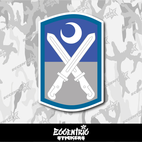 US Army 218th Infantry Brigade Vinyl Sticker