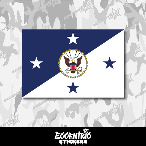 US Chief of Naval Operations Flag Vinyl Sticker