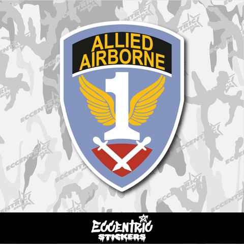 1st Allied Airborne Army Vinyl Sticker