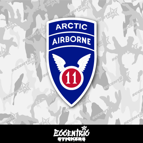 11th Airborne Division Vinyl Sticker