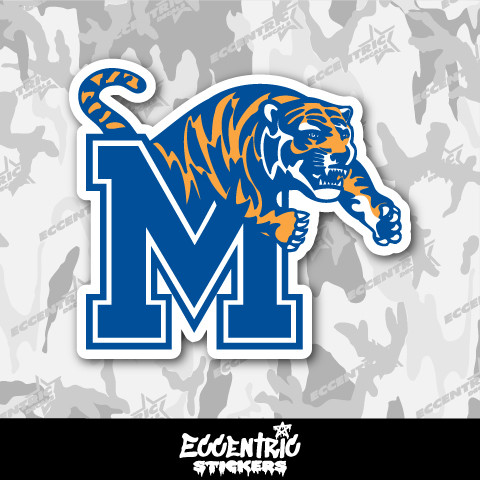 University of Memphis Tigers Vinyl Sticker