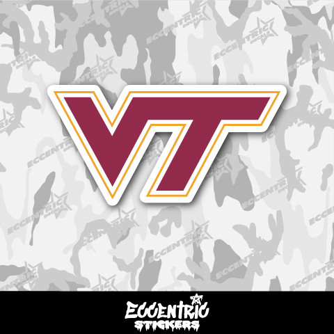 Virginia Tech Hokies Vinyl Sticker
