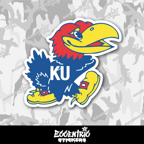 Kansas Jayhawks Vinyl Sticker