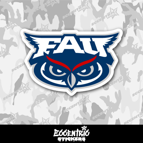 Florida Atlantic Owls Vinyl Sticker