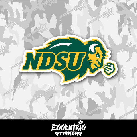 North Dakota State Bison Vinyl Sticker